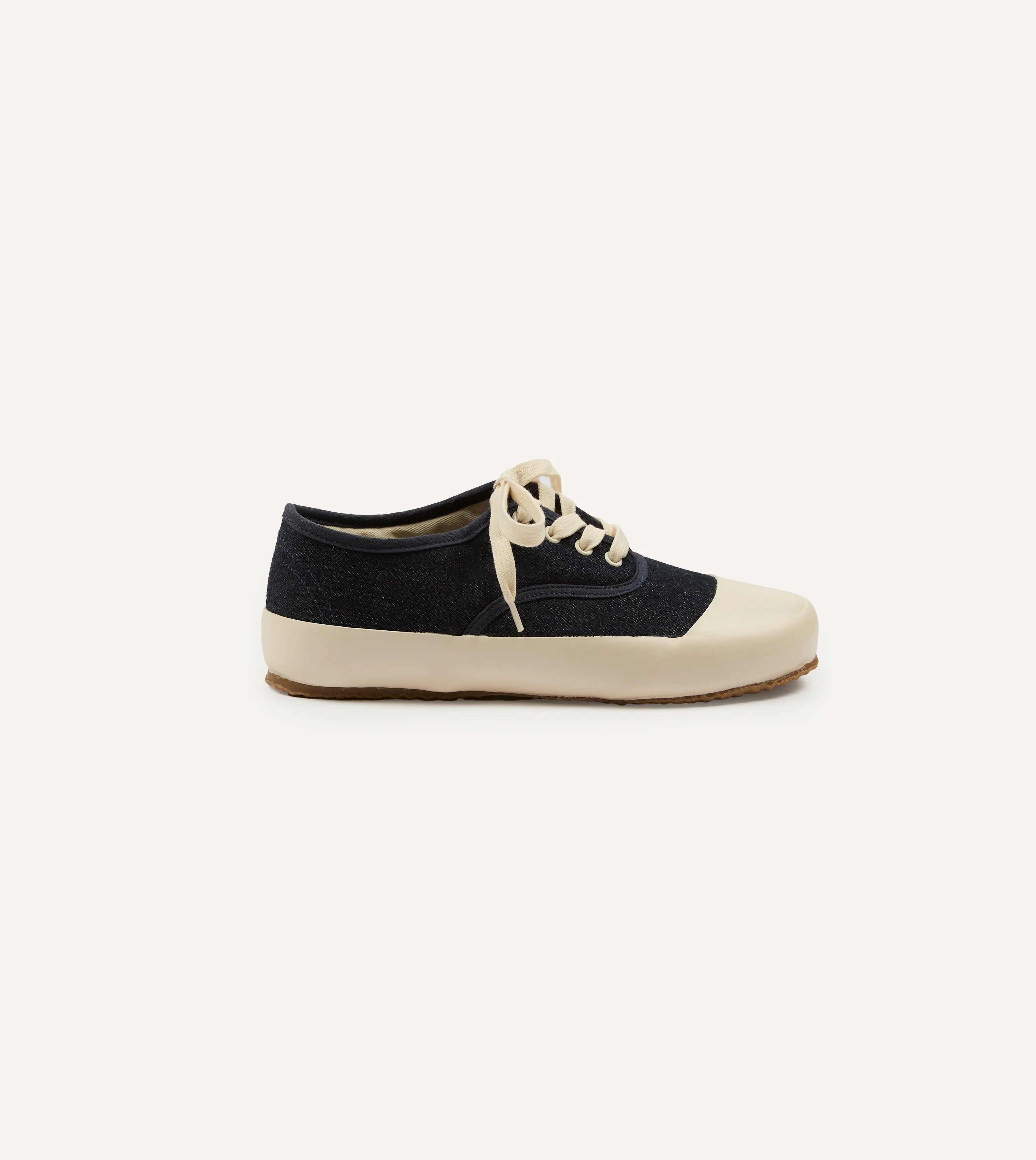 Drake's By Reproduction of Found Denim Military Trainer - Image 6