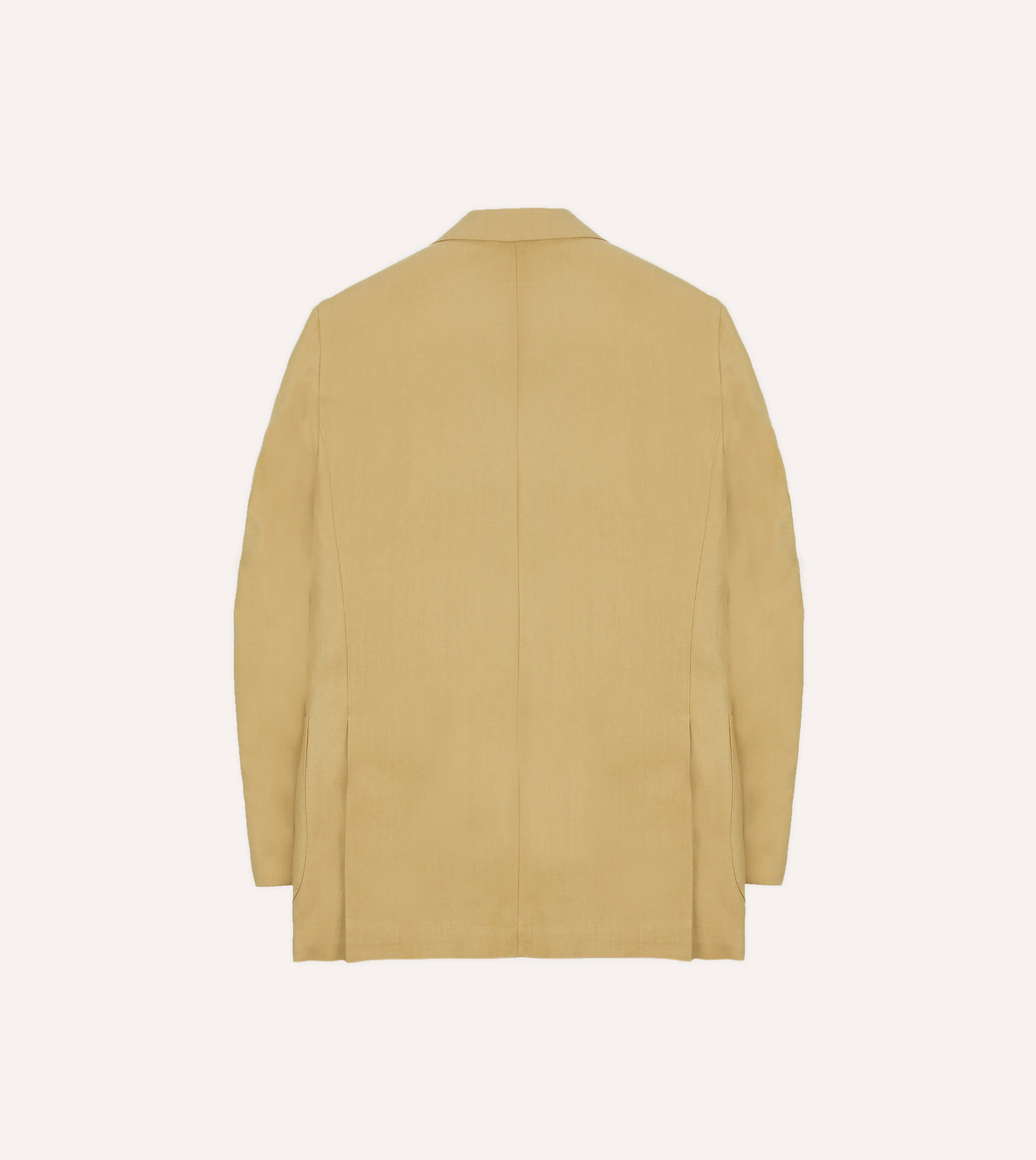 Sand Irish Linen Tailored Jacket - Image 7
